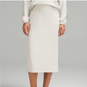 Lululemon LIKE NEW softstreme skirt bone 8 Midi Skirt